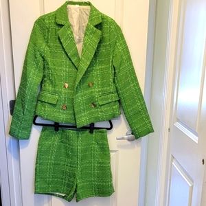 Shein Blazor and Short Set (Blazor, Size Small; Shorts, Medium)